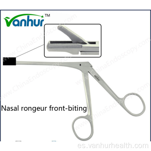 Instrumentos de sinuscopia Pinzas de morder frontales para rongeur nasal